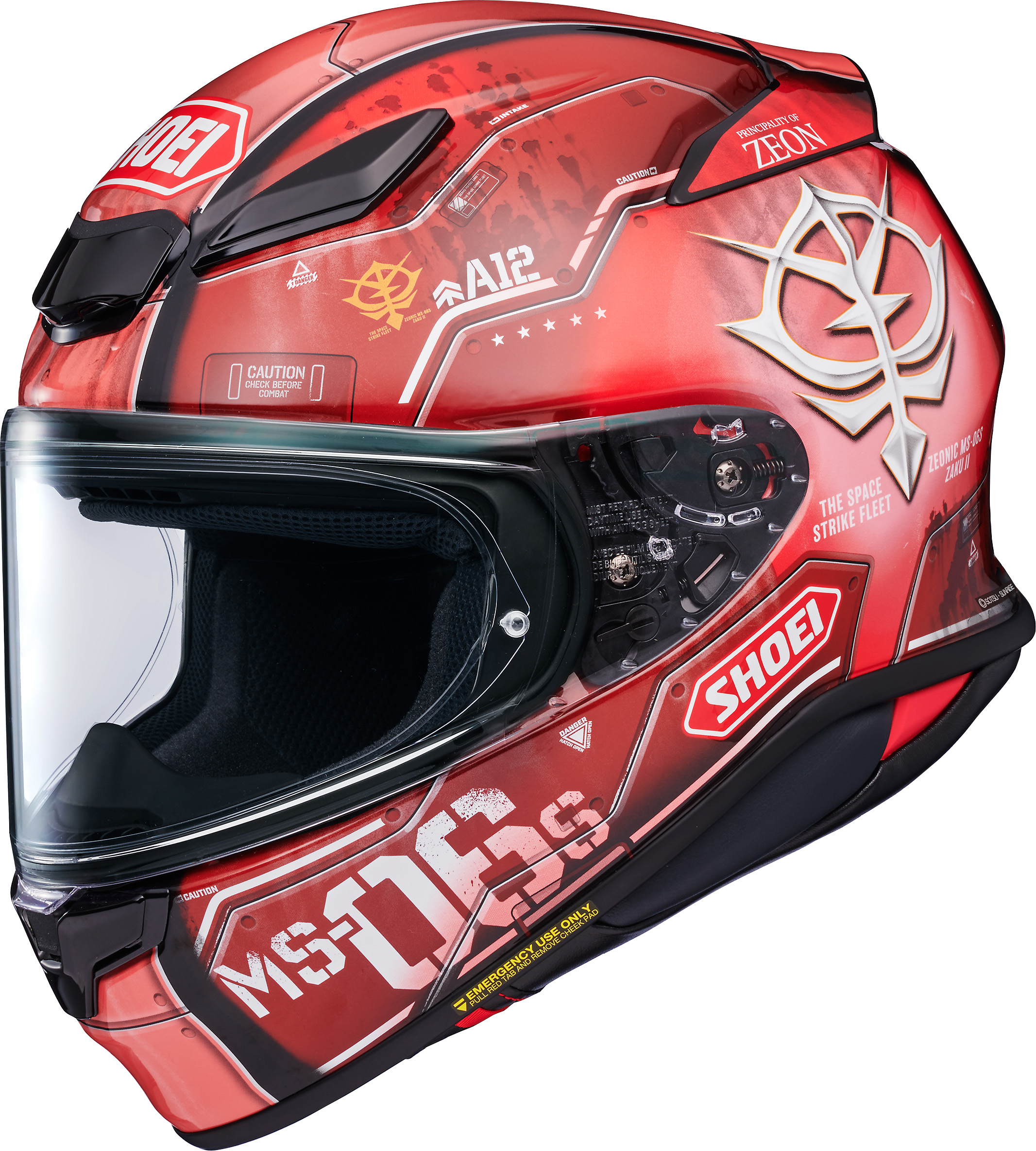 Shoei RF-1400 MS-06S Chars Zaku II Helmet