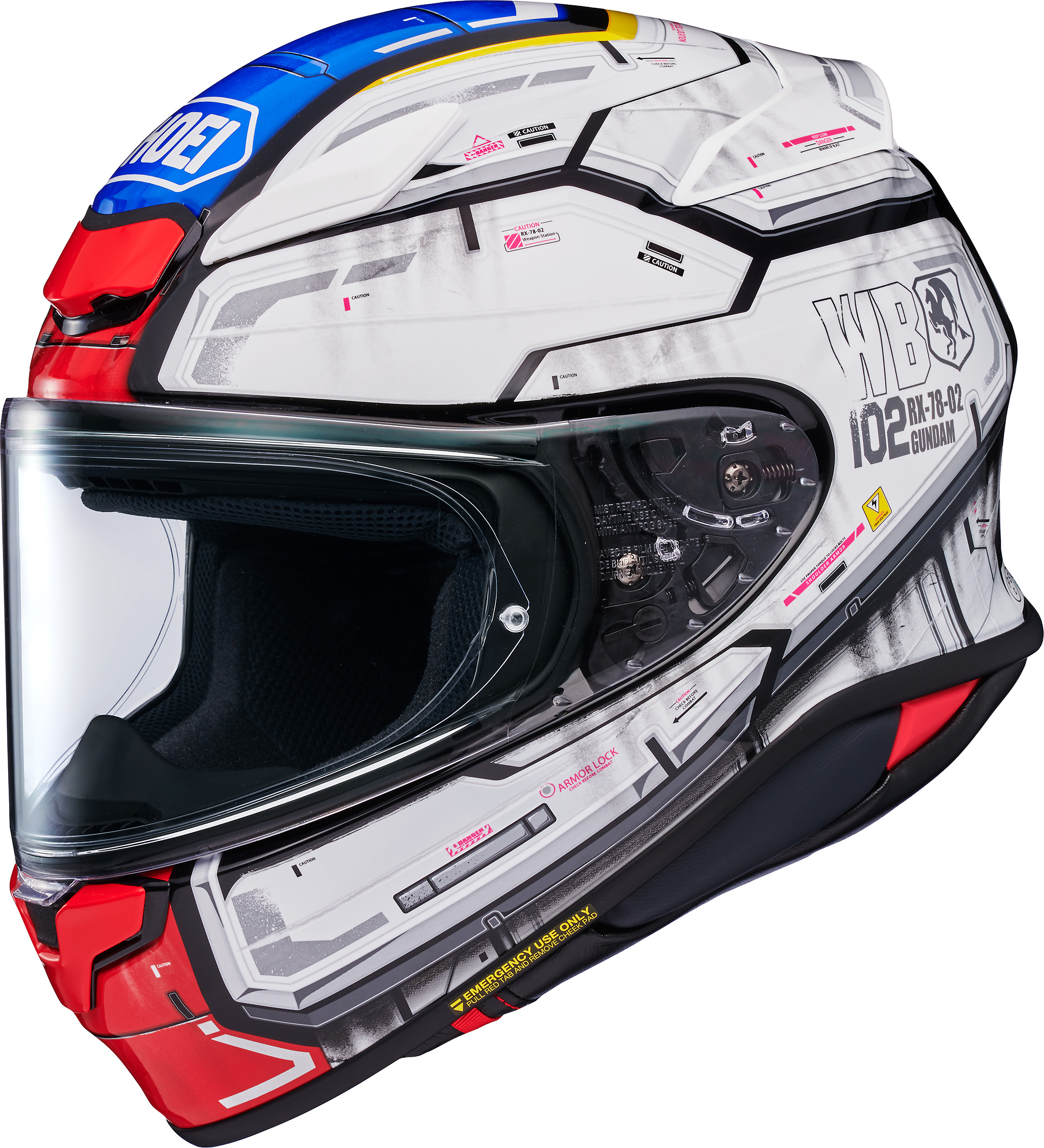 Shoei RF-1400 RX-78-02 Gundam Helmet