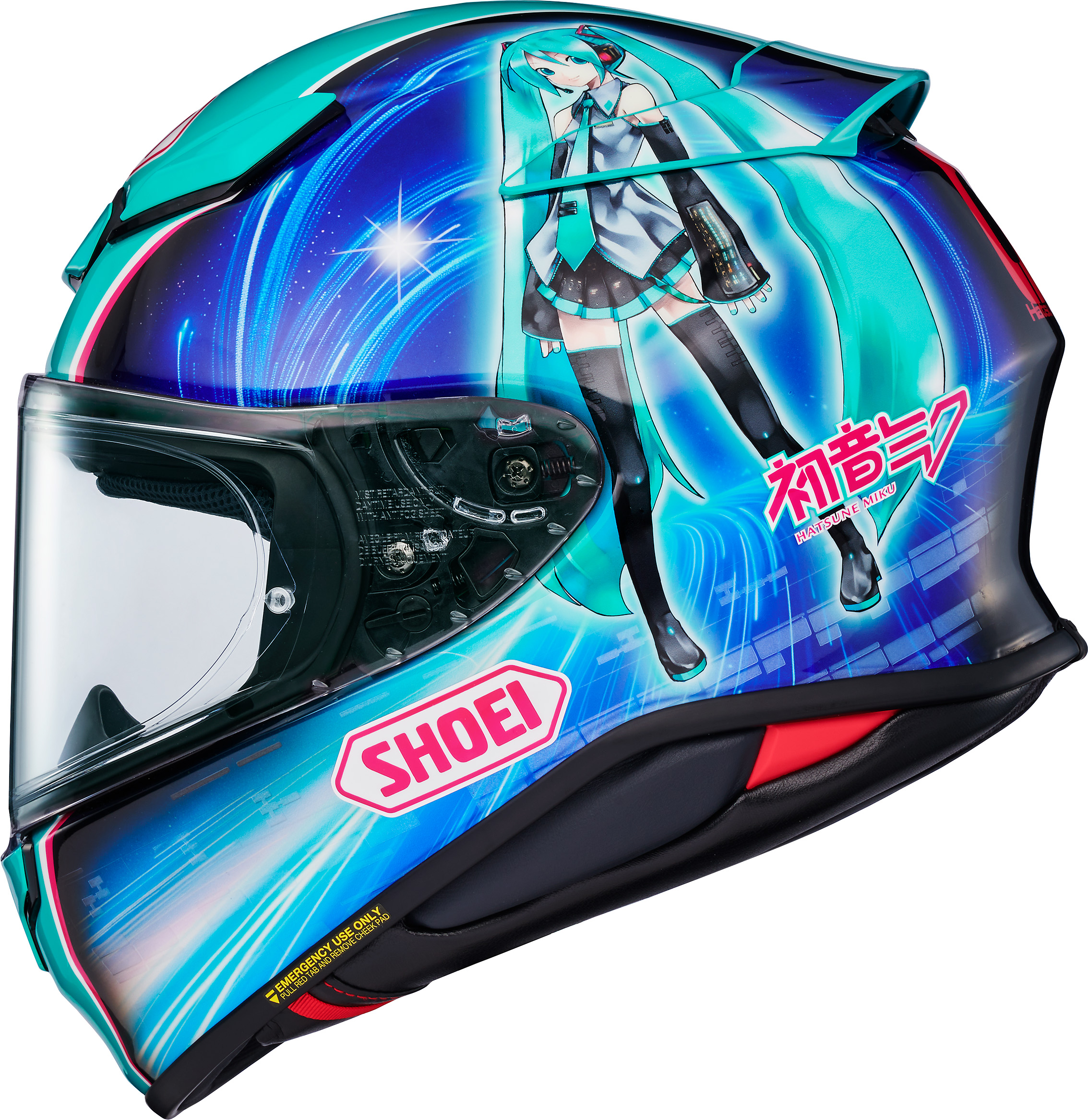 Shoei RF-1400 Hatsune Miku Helmet
