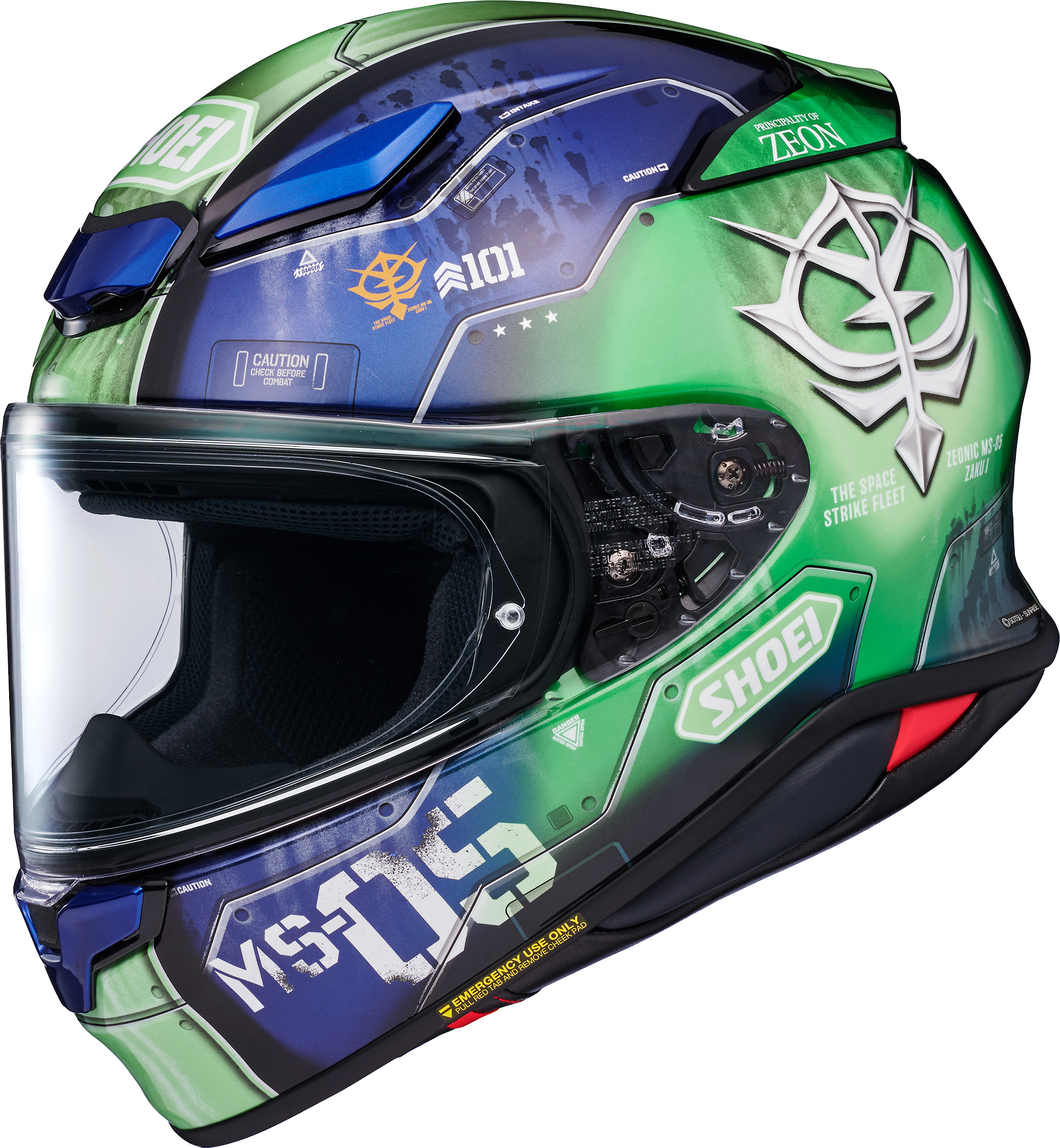 Shoei RF-1400 MS-05 Zaku I Helmet