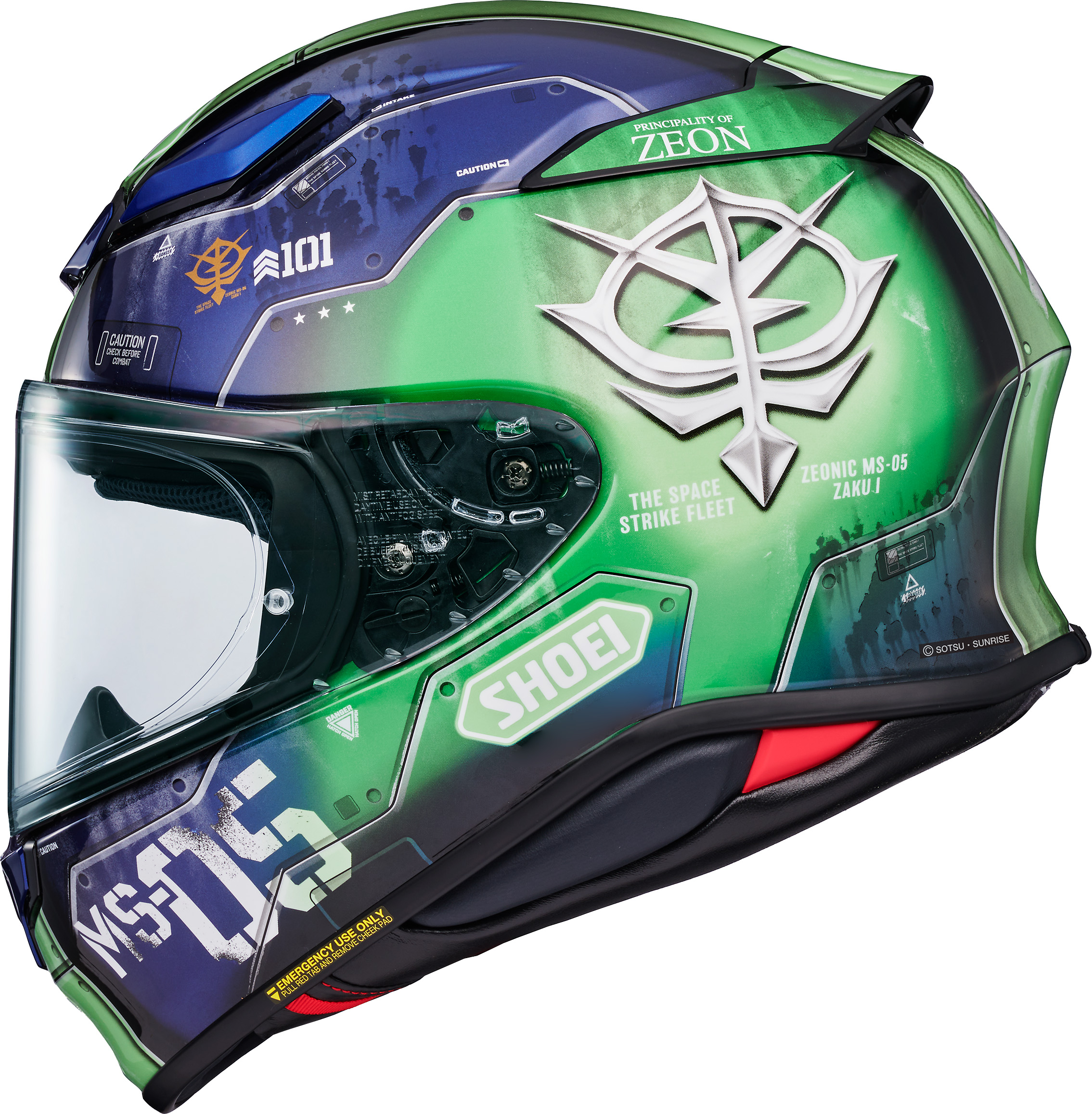 Shoei RF-1400 MS-05 Zaku I Helmet