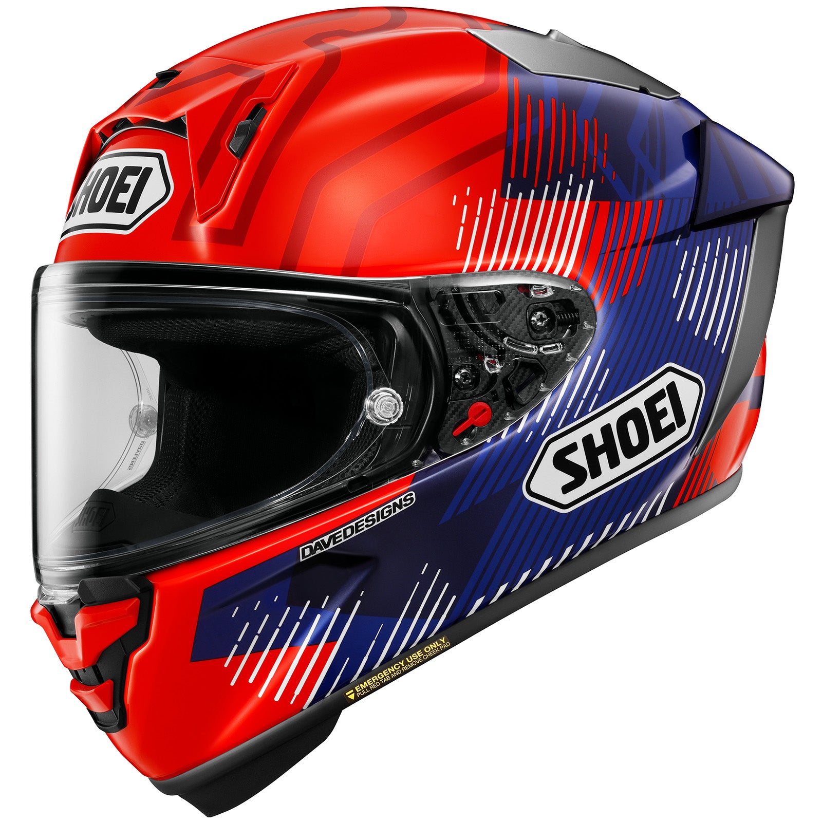 blue shoei helmet Shoei X-Fifteen Marquez 8 Helmet L