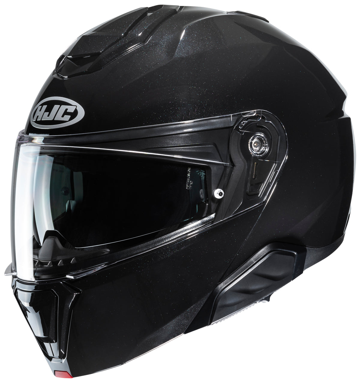 HJC i91 Modular Helmet Black,Large