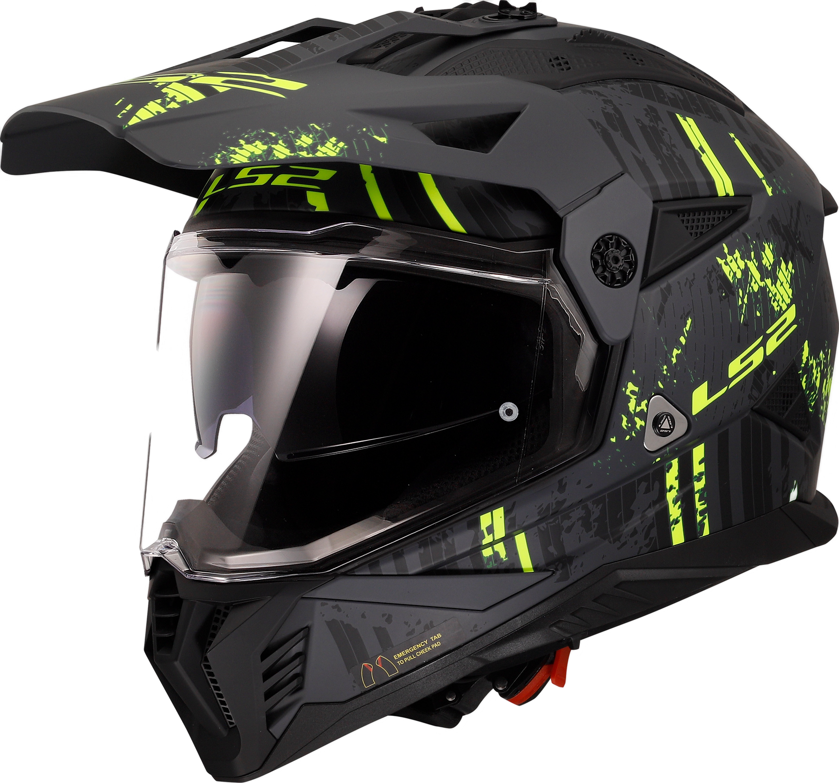 LS2 Blaze II Crazy Adventure Helmet W/ SunShield