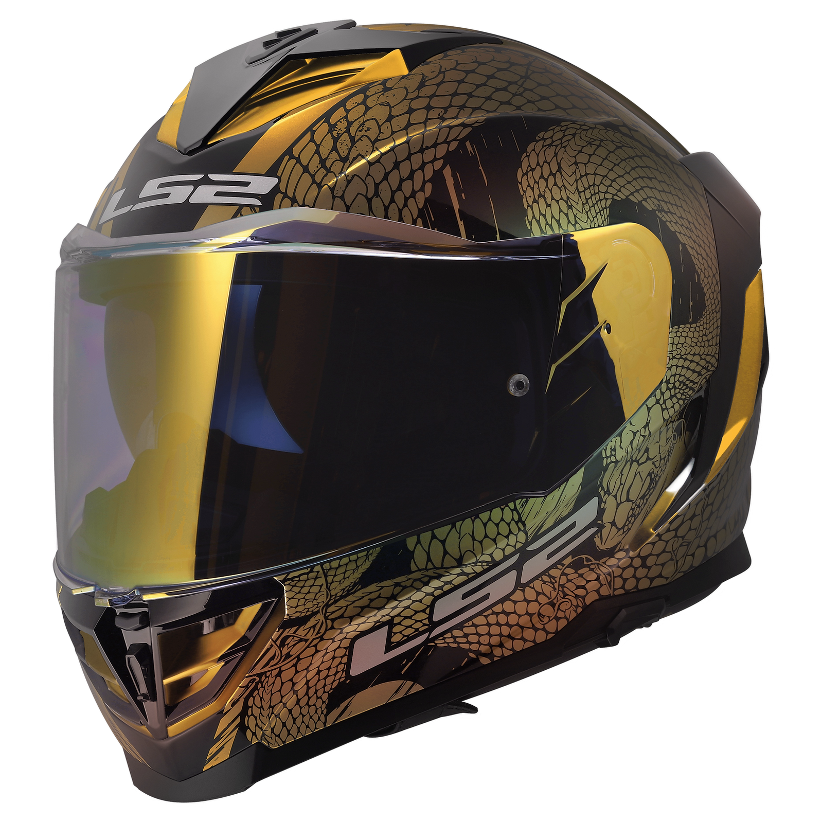 LS2 Assault III Snakebite Helmet