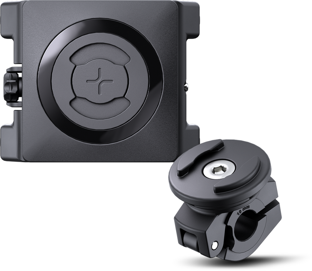 SP Connect Universal Clamp SPC+ Moto Scooter Bundle