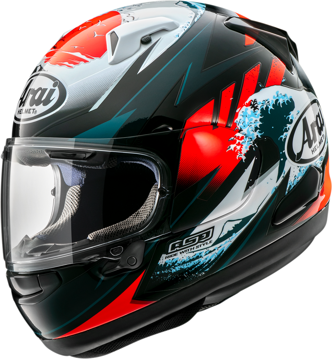 arai helmet motorbike Arai Quantum-X Helmet - Wave