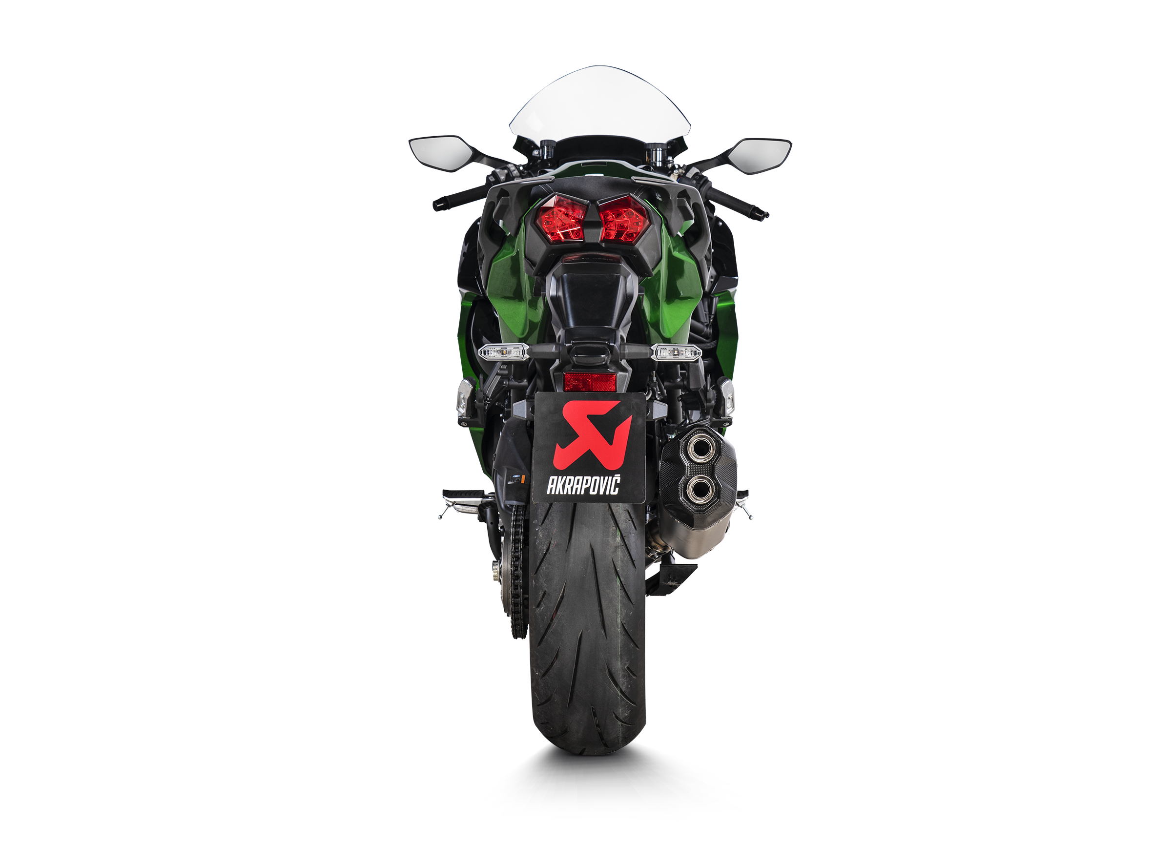 Akrapovic Slip-On Exhaust Kawasaki Ninja H2 SX 2021-2026