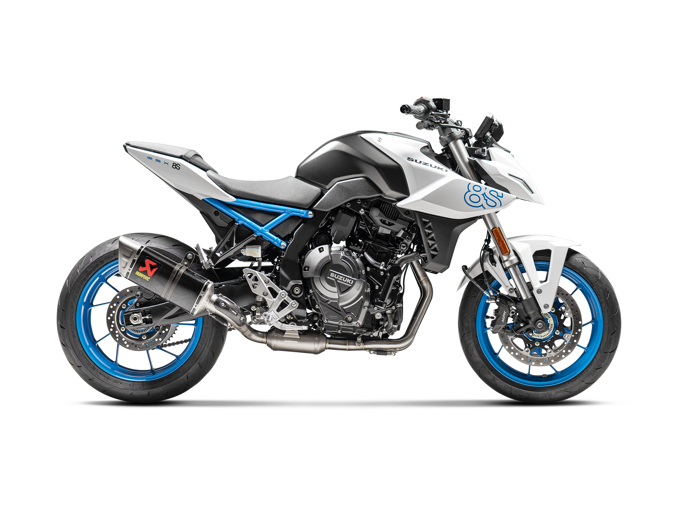 Akrapovic Racing Line Exhaust System for 2023 - 2024 Suzuki GSX-8R & GSX-8S