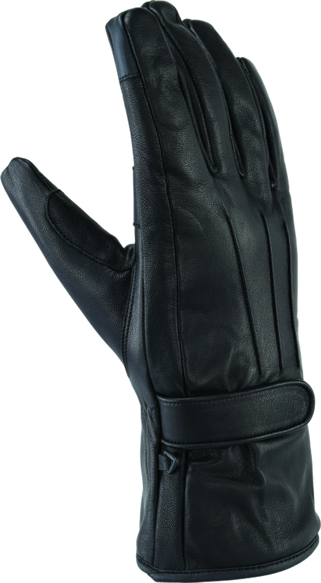 Kuryakyn Leather By River Road Taos Cold Weather Gloves Black for Women