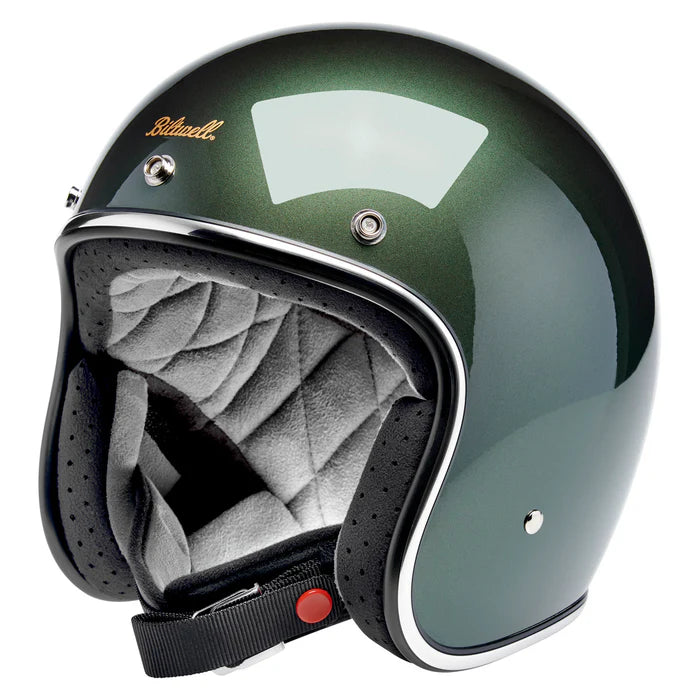 Biltwell Bonanza Metallic Sierra Green Helmet