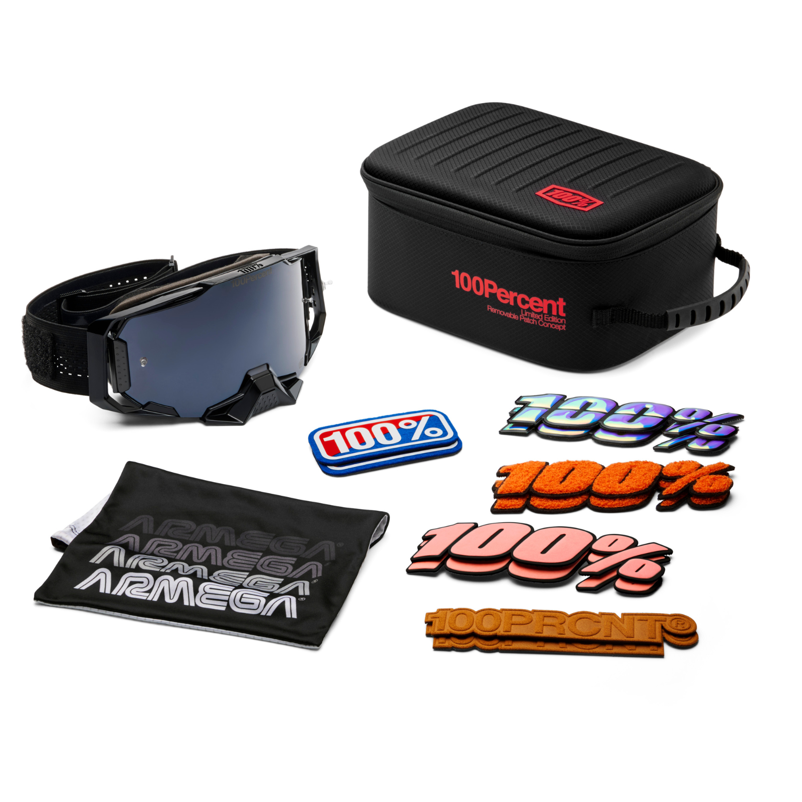 100% Armega Limited Edition Goggle Patch Kit