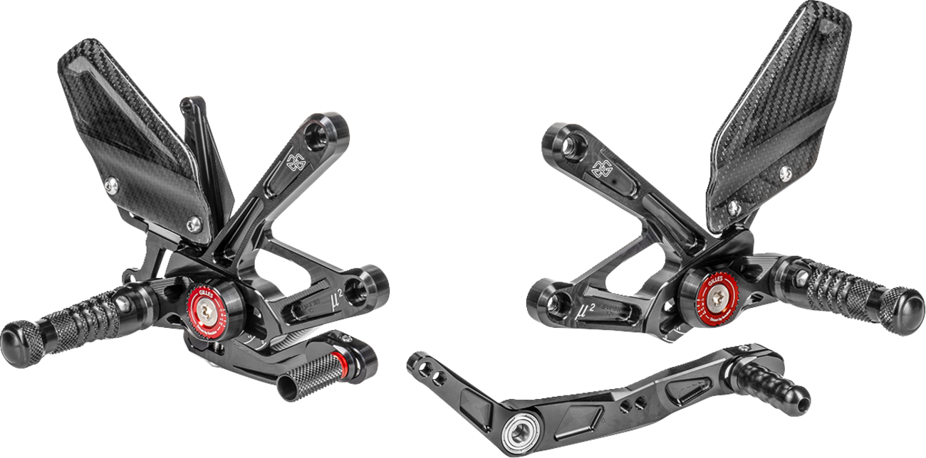 Gilles Tooling MUE2 Rearsets Yamaha R1 / R1M 2015-2026