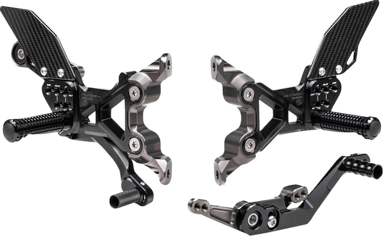 Gilles Tooling FXR Rearsets BMW S1000RR / M1000RR 2019-2023