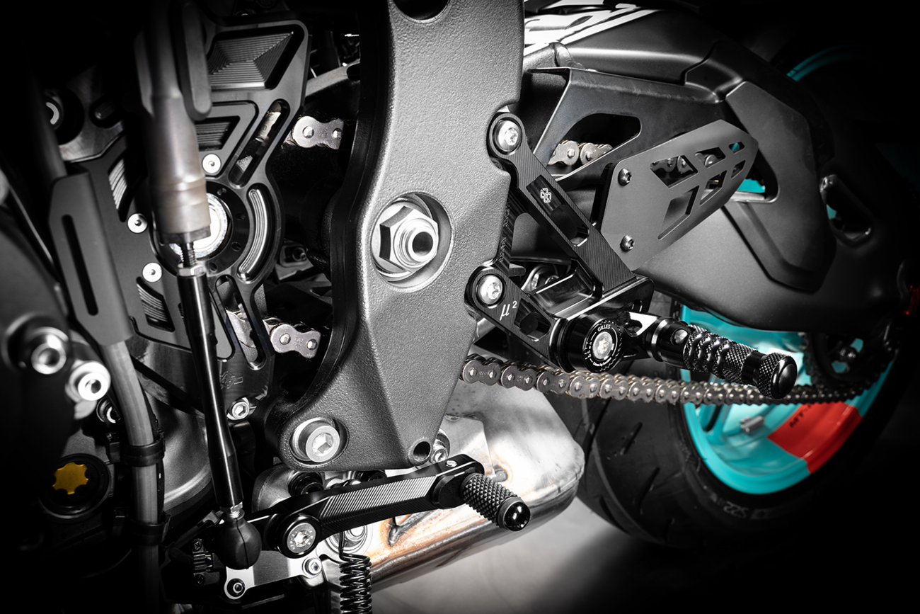 Gilles Tooling MUE2 Rearsets Yamaha MT-10 / SP 2022-2026