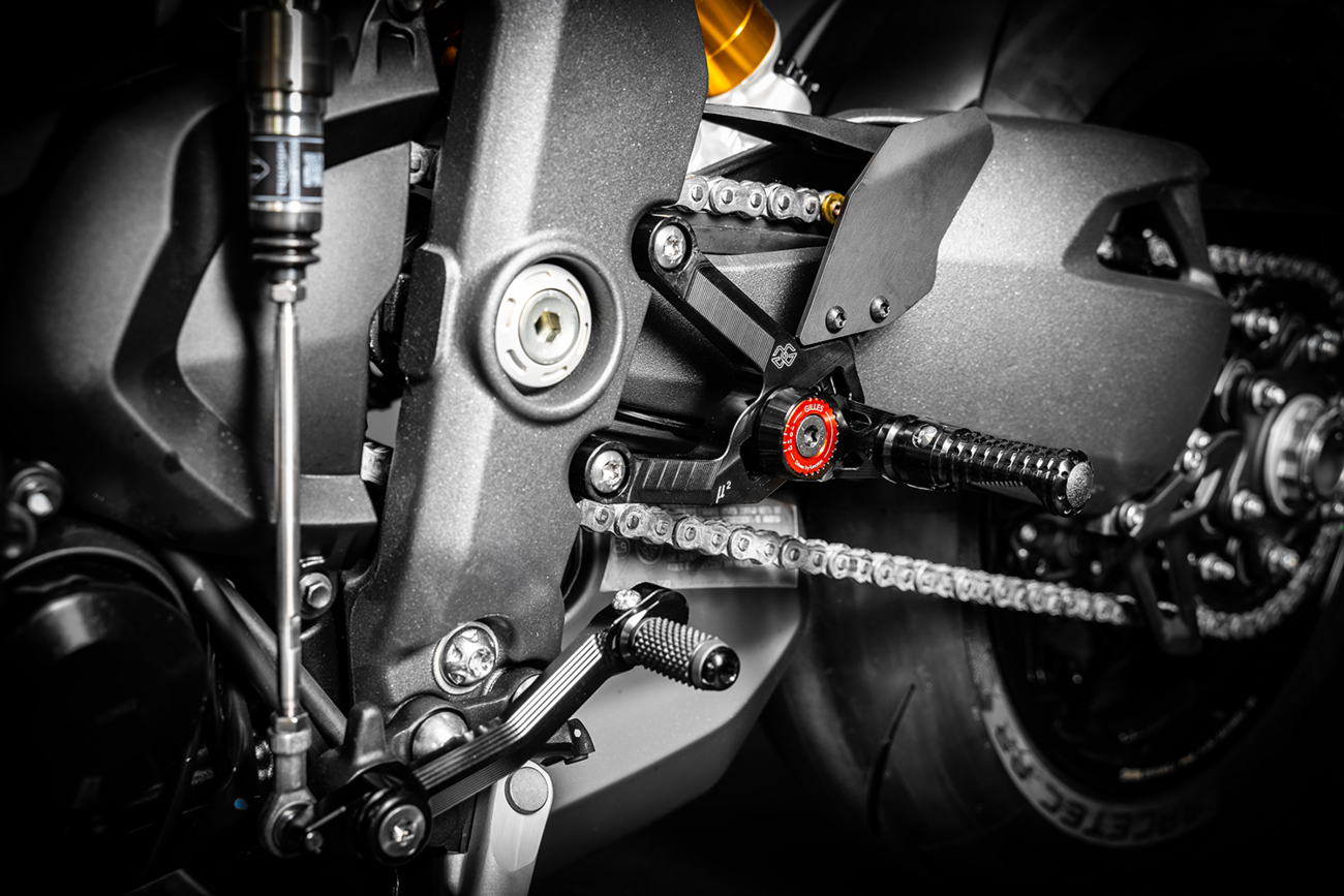 Gilles Tooling MUE2 Rearsets Triumph Speed Triple 1200 RR / RS 2021-2026