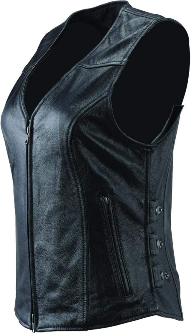 Kuryakyn Leather By River Road Plains Leather Vest for Women
