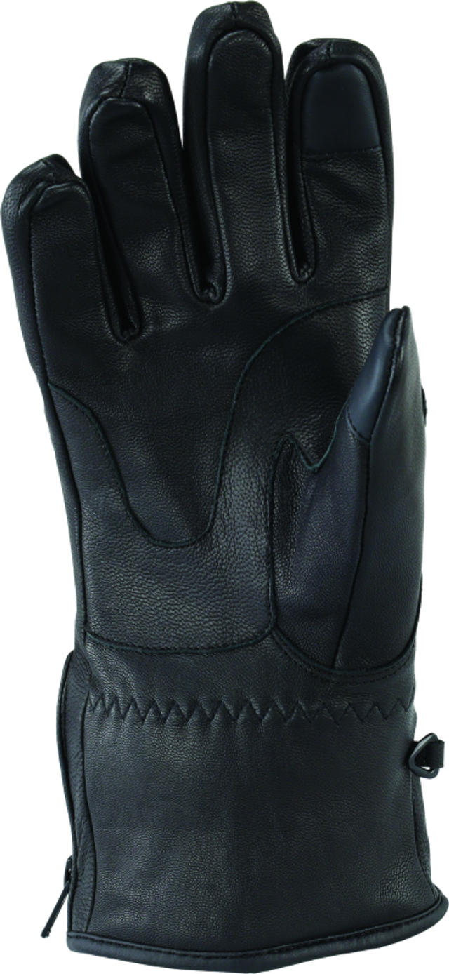 Kuryakyn Leather By River Road Taos Cold Weather Gloves Black for Women
