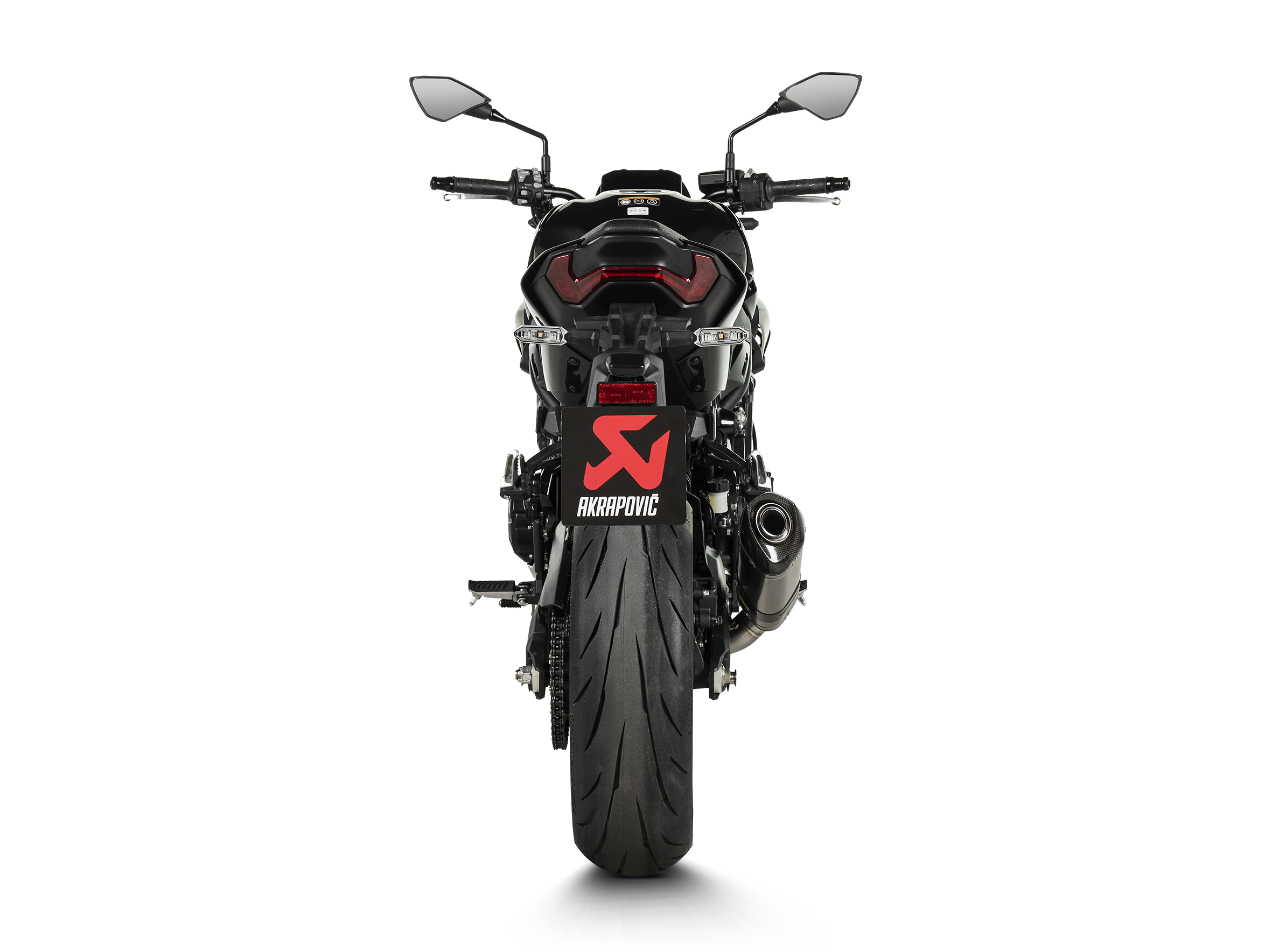 Akrapovic Slip-On Exhaust Kawasaki Z900 2025-2026