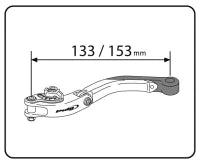 Puig Foldable Extendable Clutch Lever 4.0