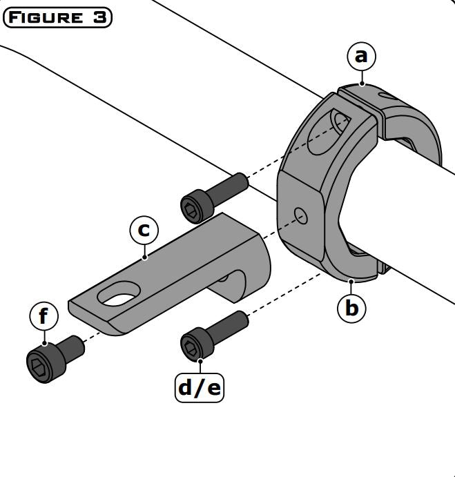 Denali Bar Clamp Light Mounts