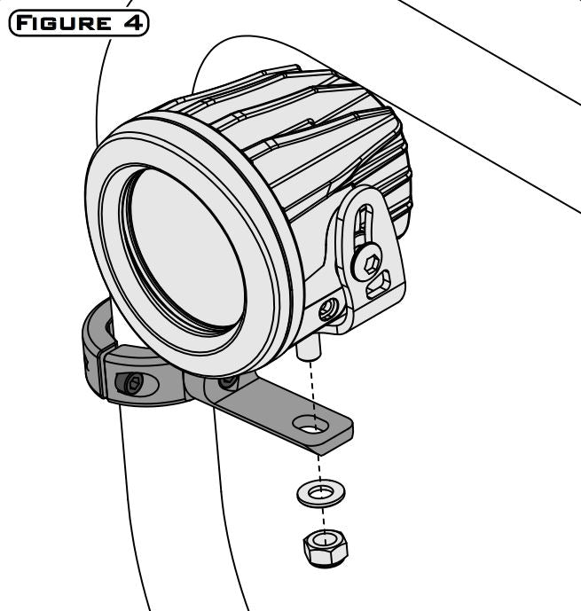 Denali Bar Clamp Light Mounts