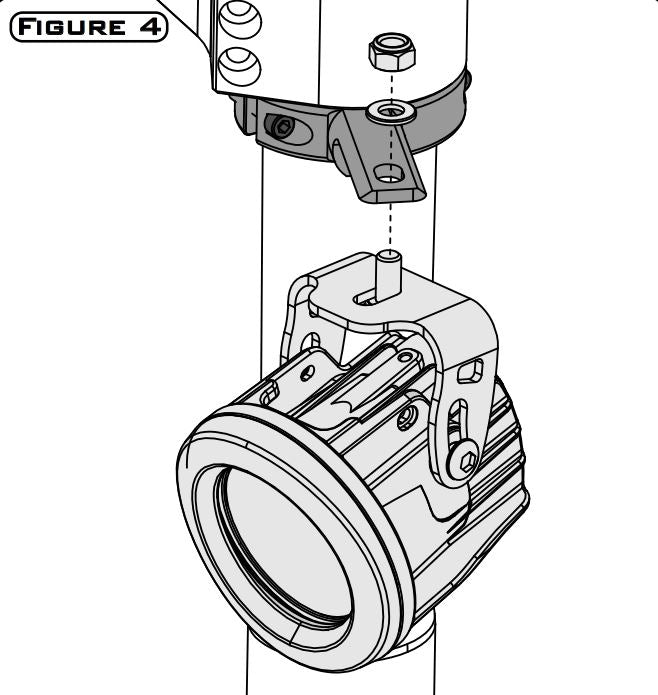 Denali Fork Tube Light Mounts