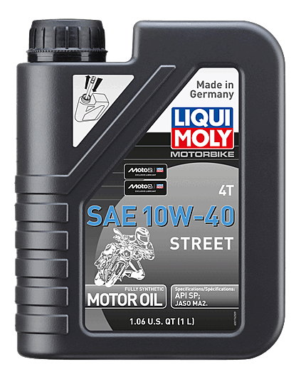 Liqui Moly Street Synthetic 4T Engine Oil - 10W-40 - 1L