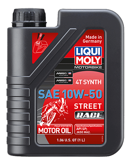 Liqui Moly 4T Synthetic Street Race Engine Oil - 10W-50