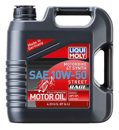 Liqui Moly 4T Synthetic Street Race Engine Oil - 10W-50