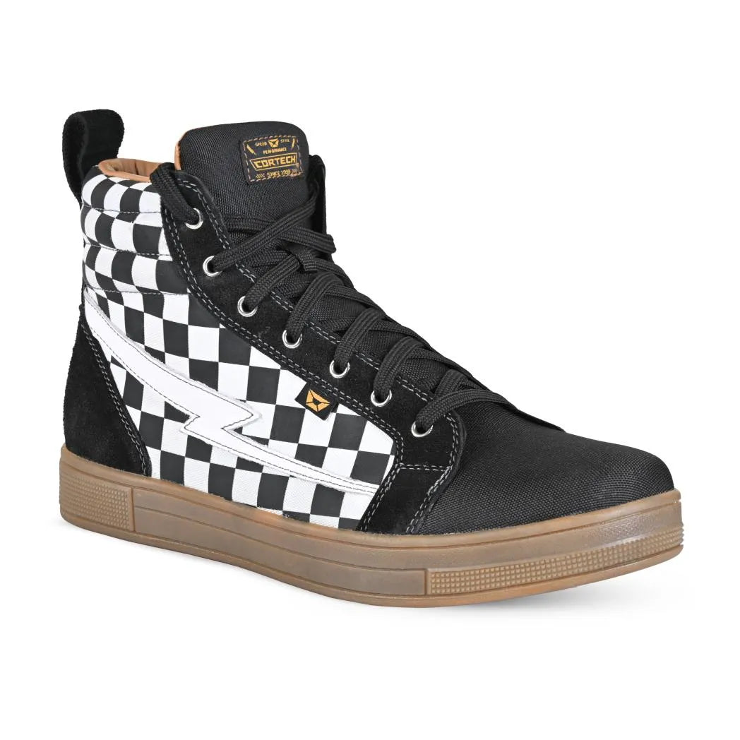 Cortech Slayer Canvas Check Riding Shoes