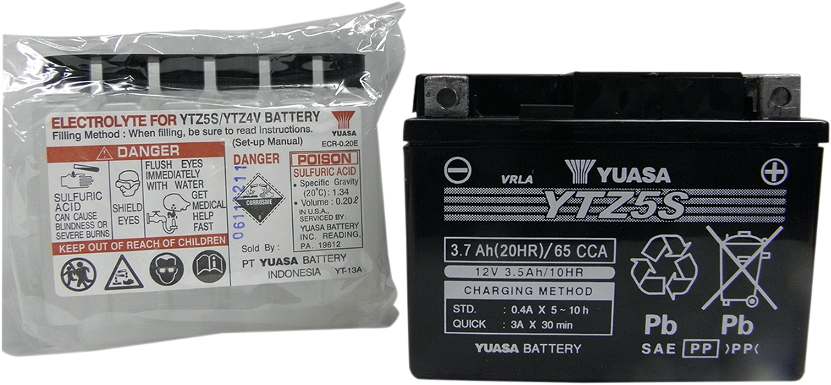 Yuasa YTZ5S-BS High Performance AGM Battery