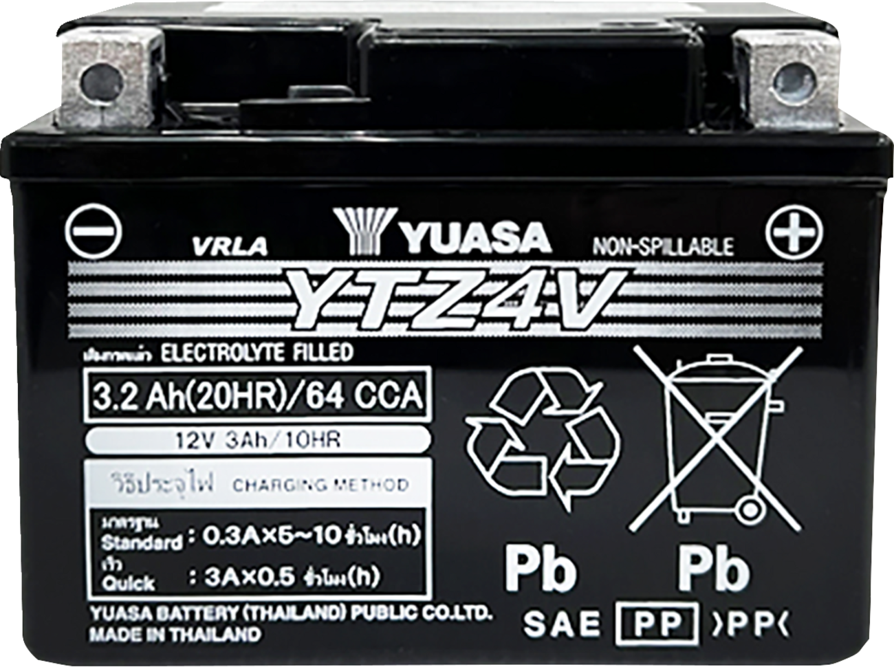 Yuasa YTZ4V Factory Activated AGM Battery