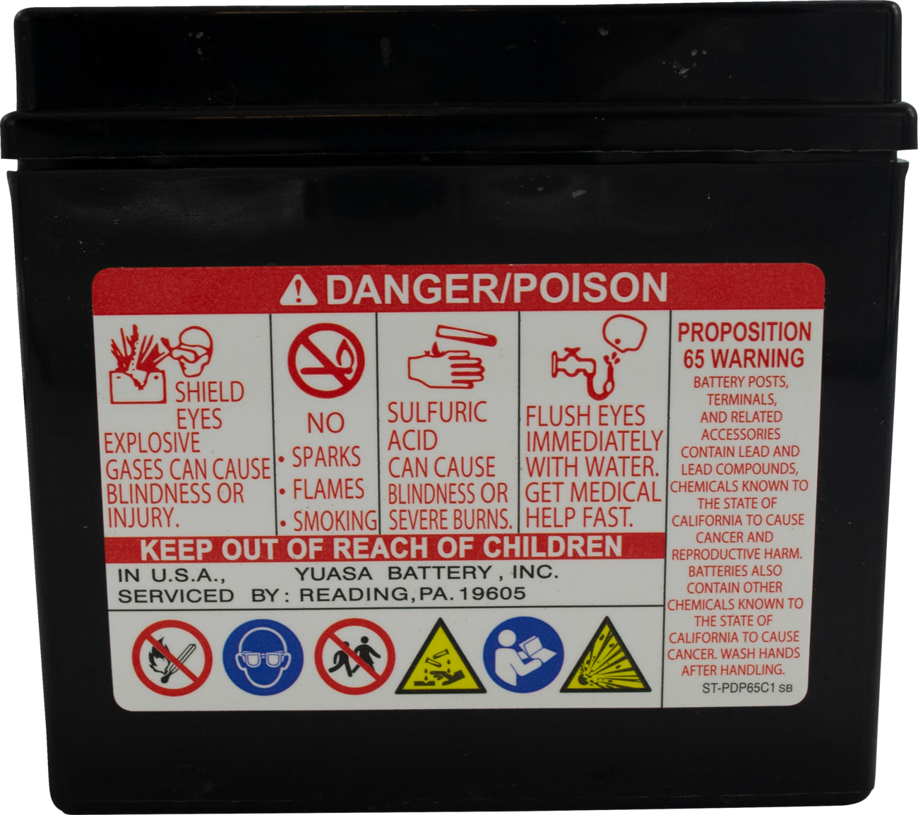 Yuasa YTZ6V Factory Activated AGM Battery