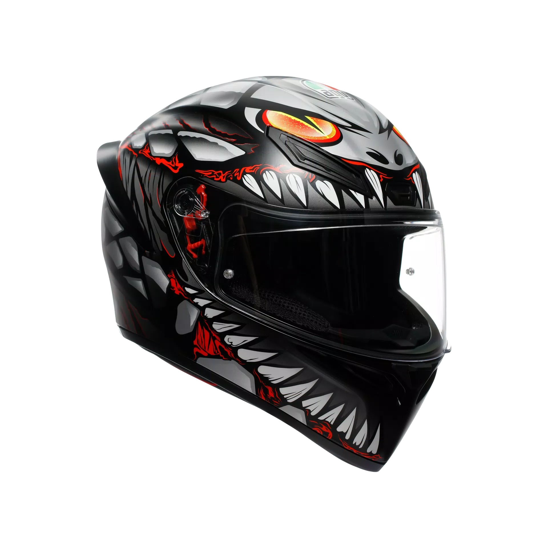 AGV - K1 S Lyzard Matt Black/grey/red