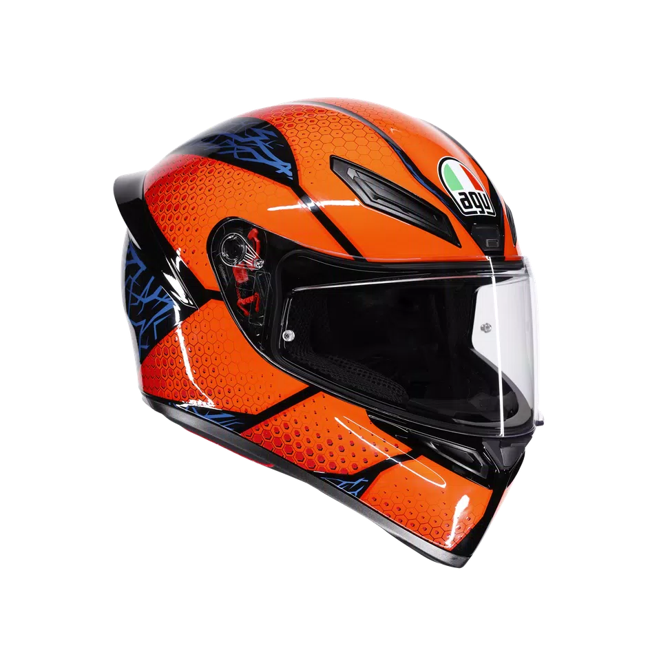 AGV K1-S Speedarmour Motorcycle Helmet (Black|Orange|Blue)