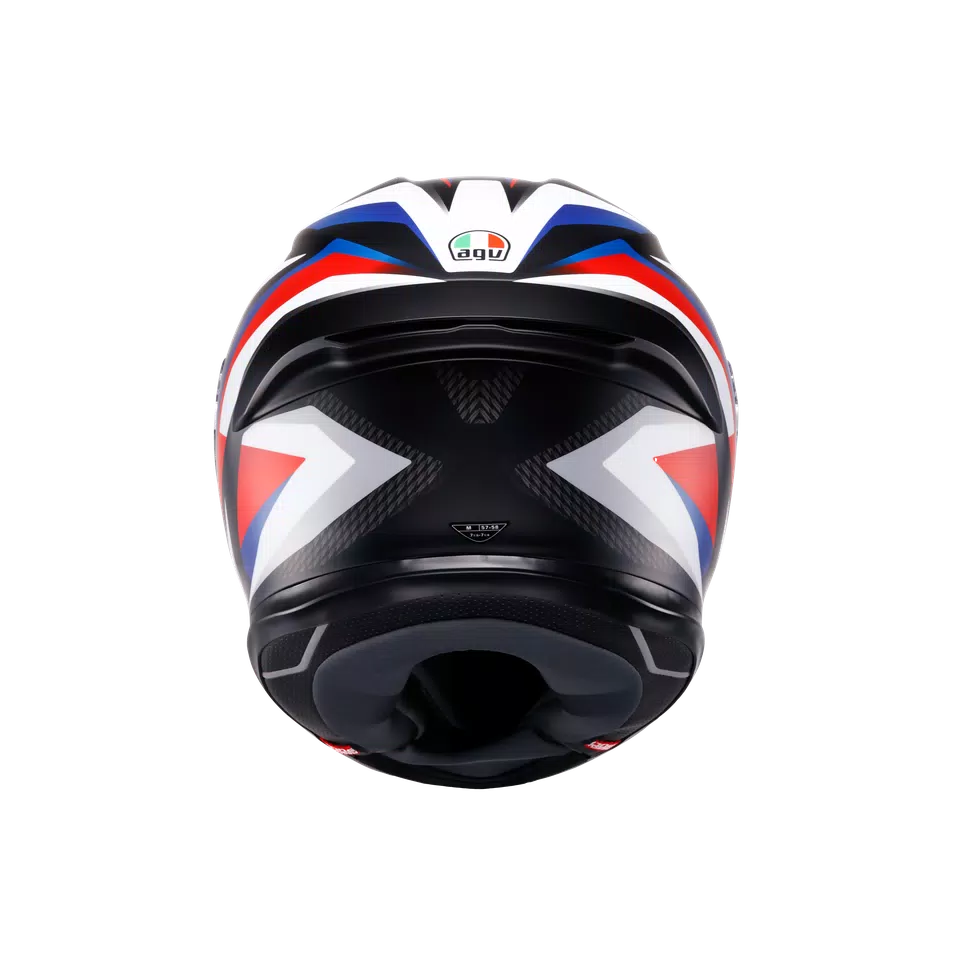 AGV K6 S Timewarp Helmet - Black/Red/Blue