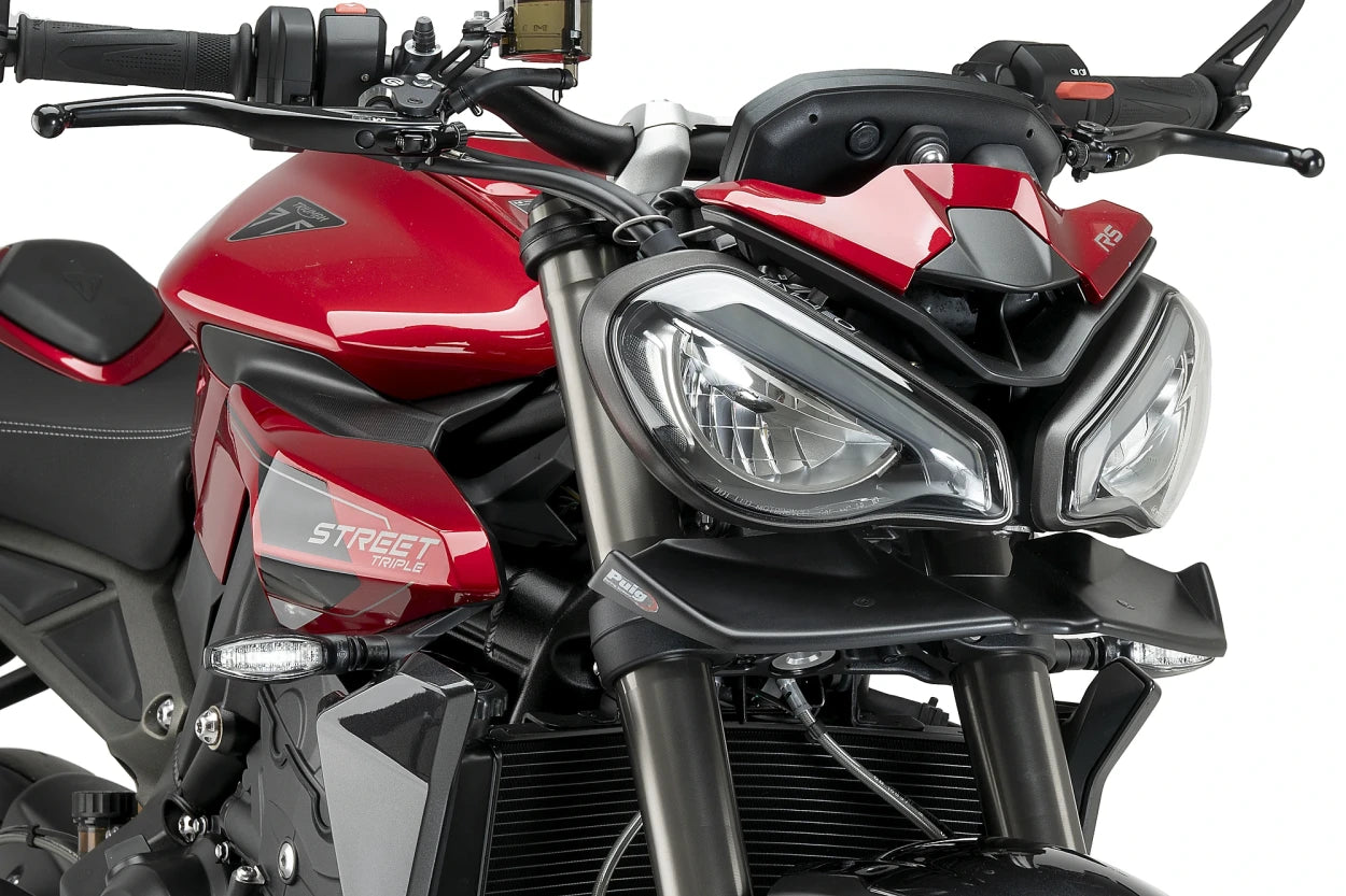 Puig Naked Front Spoilers Triumph Speed Triple 1200 RS / Street Triple 765 R / RS 2021-2025