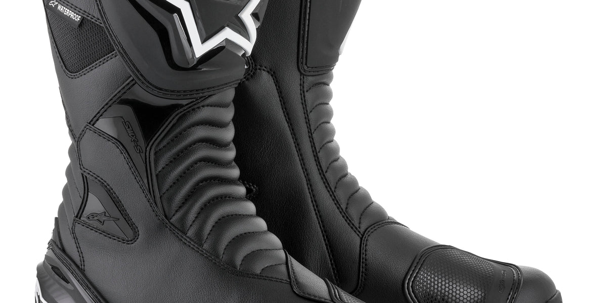 Scarpe Moto Alpinestars SMX S – Stivaletti In Microfibra Con Chiusura Lampo E Velcro, Protettori Plastici Inclusi