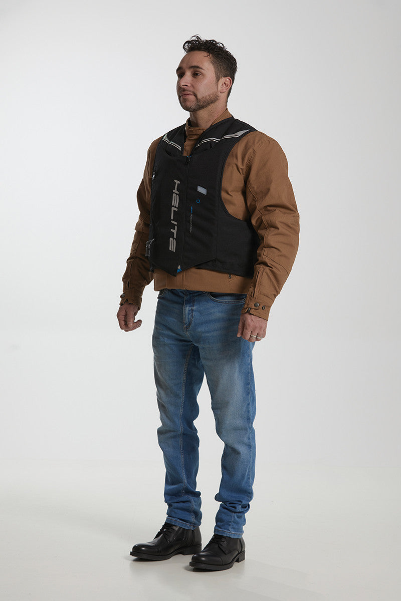 Helite E-Double Turtle Airbag Vest (Electronic Trigger)