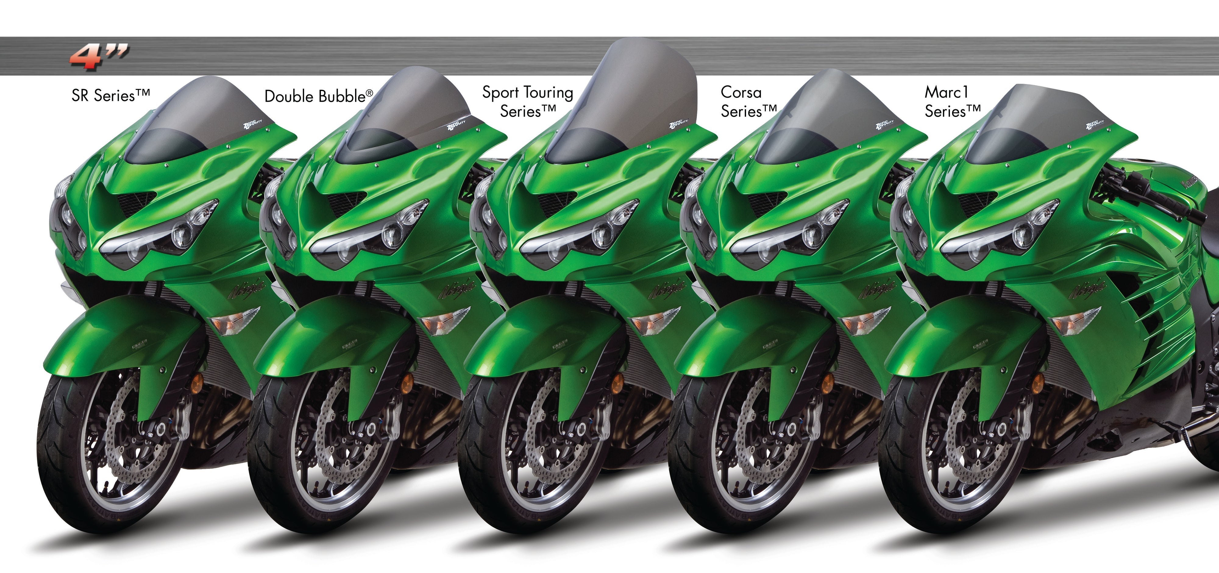 Zero Gravity Sport Touring Windscreen Kawasaki ZX14R 2006-2025