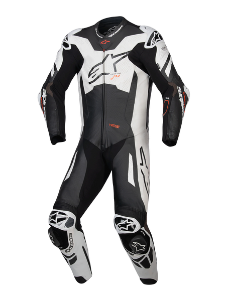 Alpinestars MotoGP PUレザージャケット 黒/白 Alpinestars GP Plus v4 Sprint 1-Piece Leather Suit — Motorcycle Gear