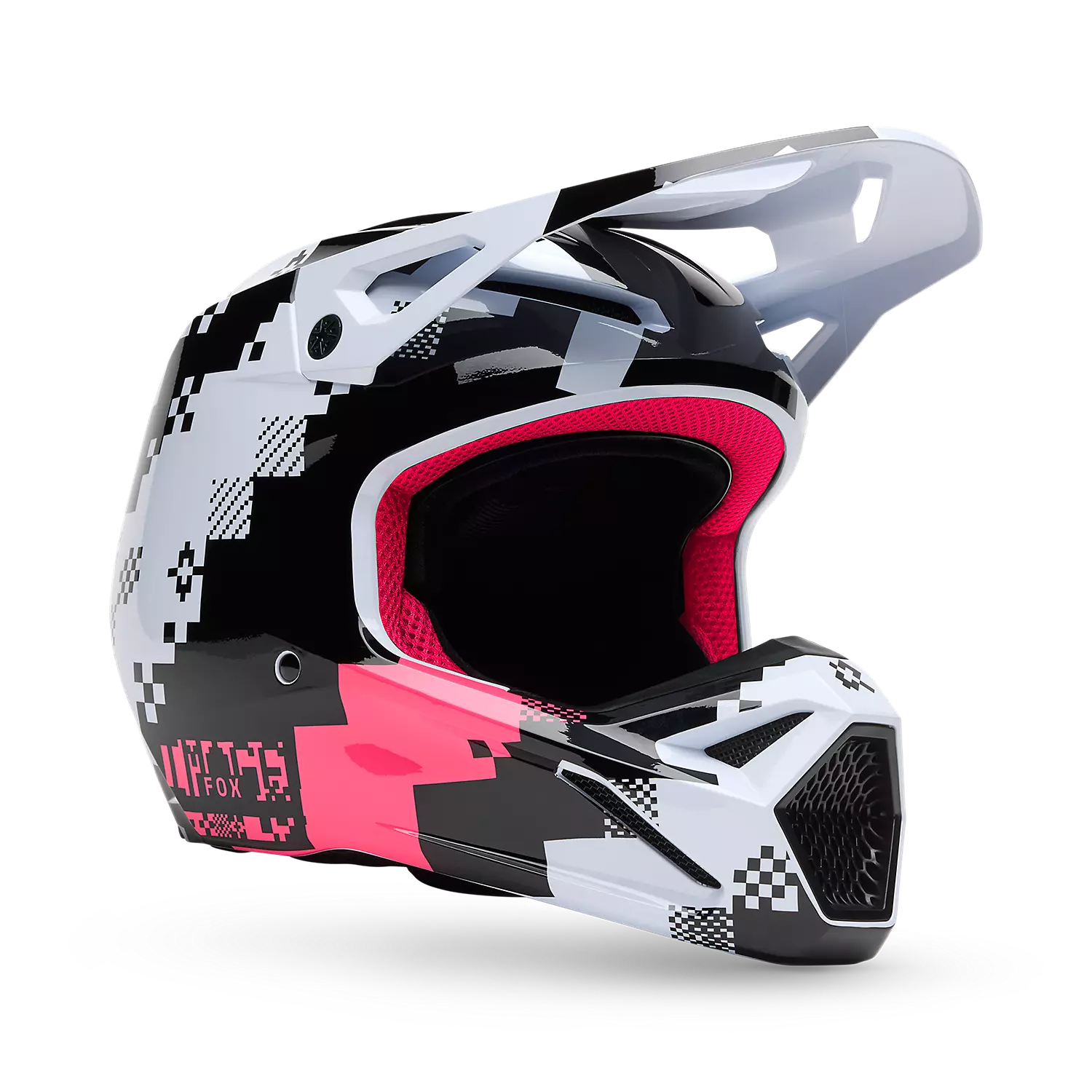 fox picture motorcycle helmet V2 Size Medium TEMPLATES An internal hydration system and comms recess keep you fueled in communication while you ride Fox Racing V1 Digi Image