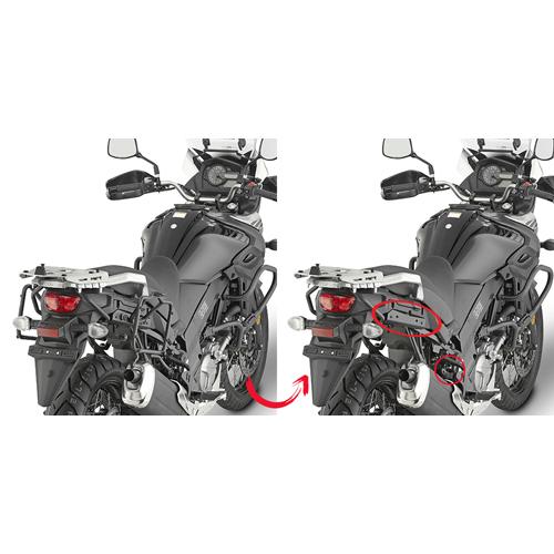 Givi PLR3112 Monokey Rapid Release Side Case Racks Suzuki VStrom 650 / 650XT 2017-2025