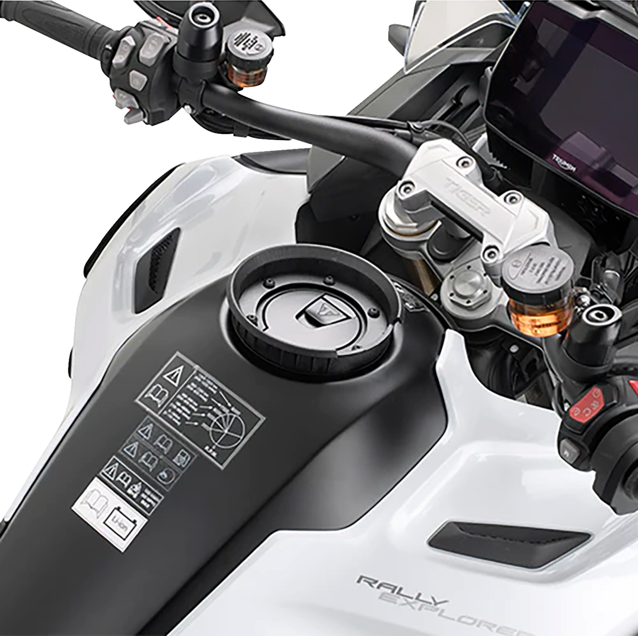 Givi BF74 Tanklock Tank Bag Ring Triumph Tiger 1200 GT / Pro / Explorer 2022-2024