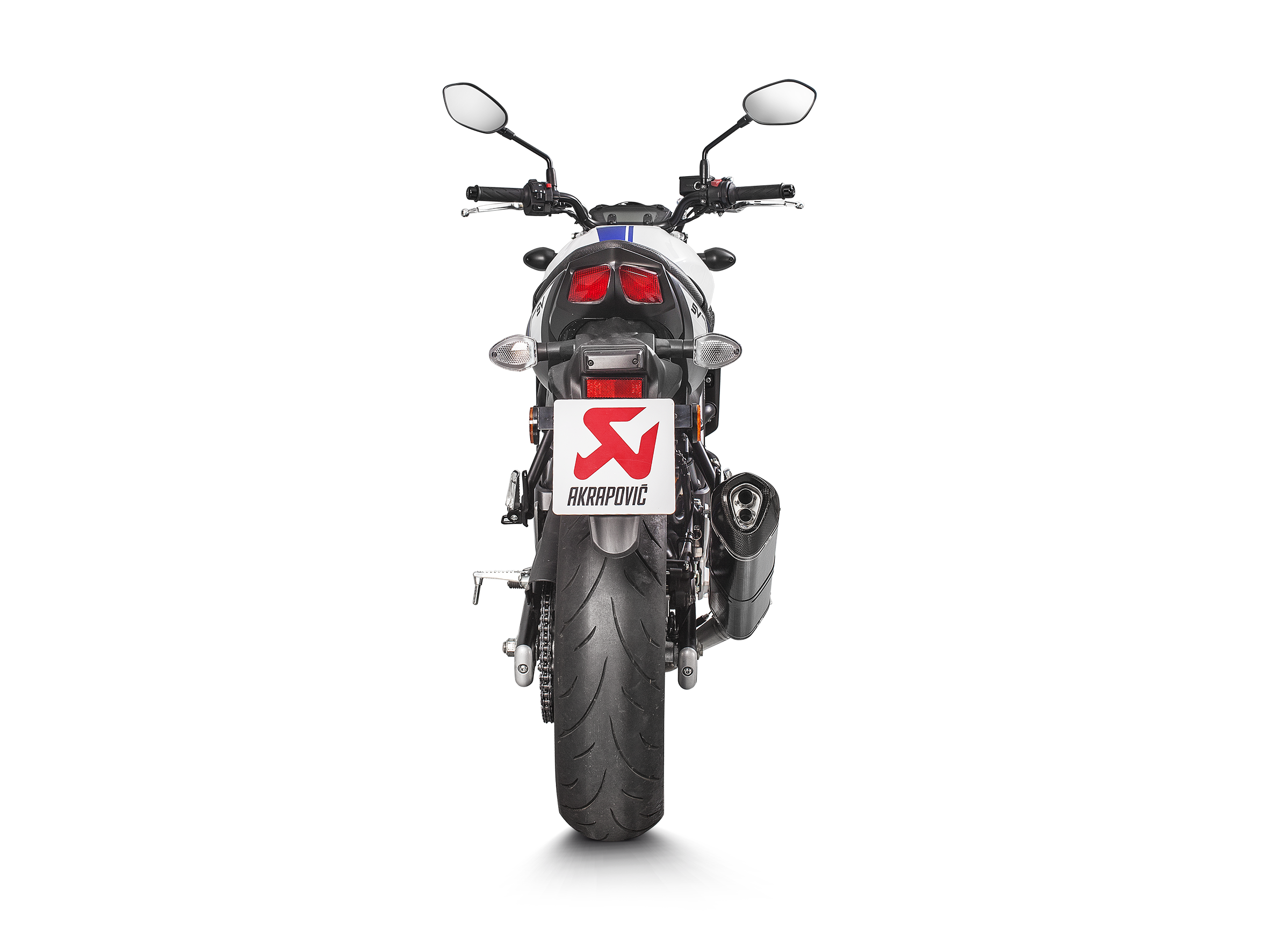 Akrapovic Slip-On Exhaust Suzuki SV650 2017-2026
