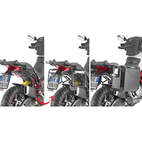 Givi PLOR7412CAM Outback Side Case Racks Ducati Multistrada 950 / S 2019-2020