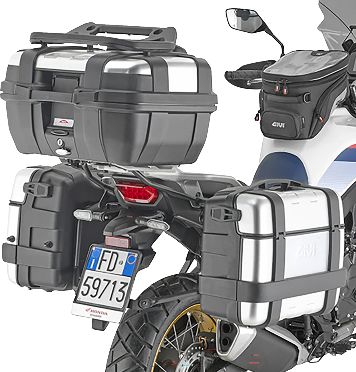 Givi PLO1201MK Monokey Side Case Racks Honda Transalp XL750 2024-2025