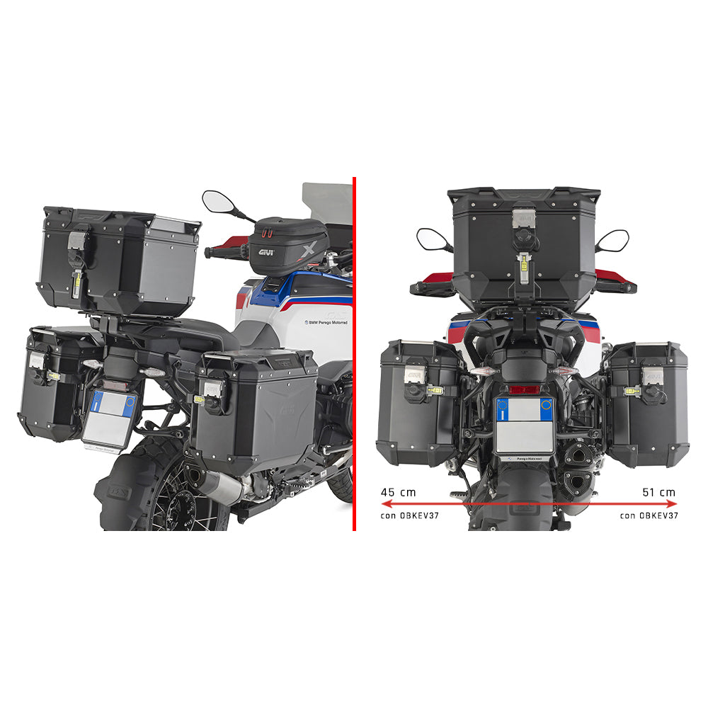 Givi PLO5146CAM Outback Side Case Racks BMW R1300GS Adventure 2025