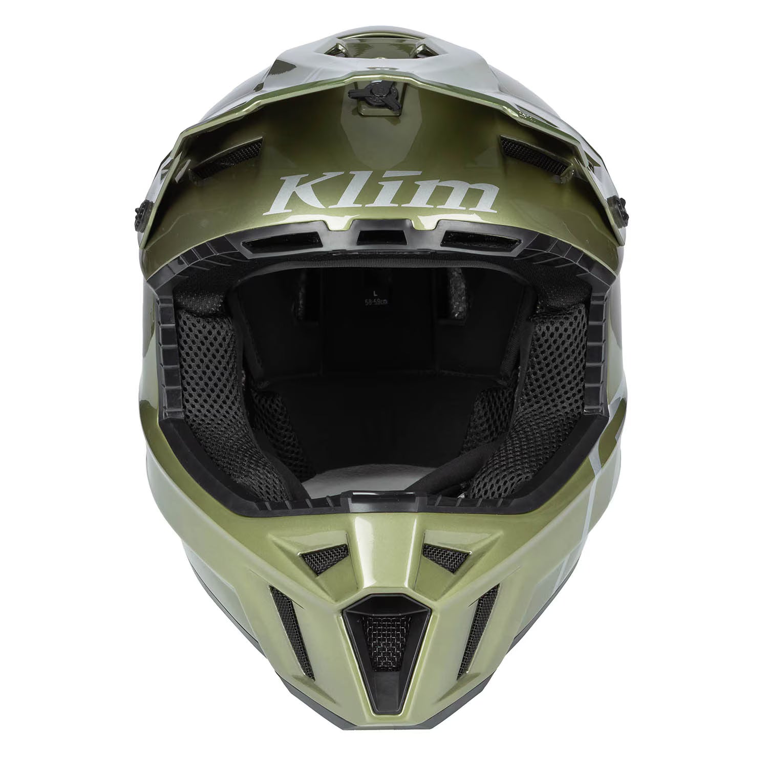 carbon off road motorcycle helmets Klim F3 Carbon Pro Off-Road Tilt Helmet Gloss Asphalt/Monument / XXL